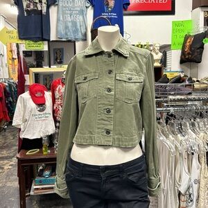 All Saints Jean Cropped Jacket Womens size 2